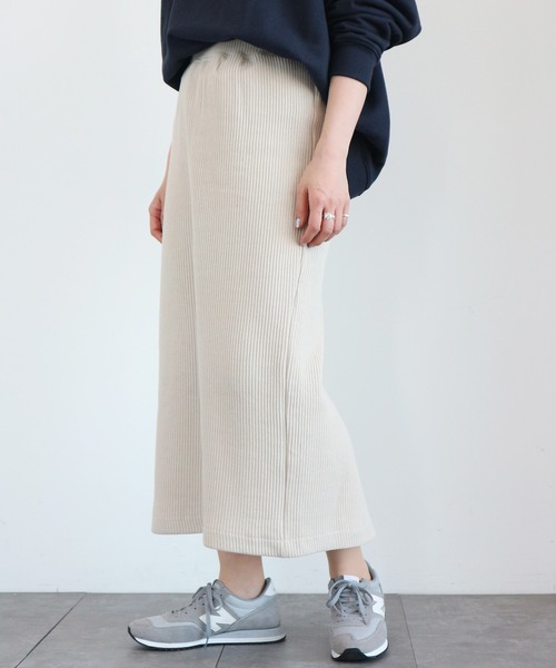 AMERICAN HOLIC(アメリカンホリック)の「リブタイトスカート *●(スカート・レディース・チャコールグレー/モカ/ライトベージュ・LARGE/MEDIUM)」の4枚目の写真