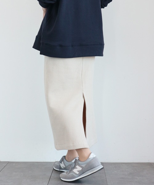 AMERICAN HOLIC(アメリカンホリック)の「リブタイトスカート *●(スカート・レディース・チャコールグレー/モカ/ライトベージュ・LARGE/MEDIUM)」の5枚目の写真