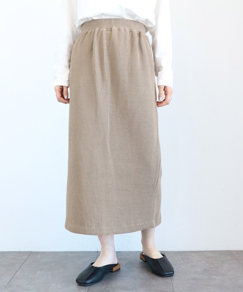 AMERICAN HOLIC(アメリカンホリック)の「リブタイトスカート *●(スカート・レディース・チャコールグレー/モカ/ライトベージュ・LARGE/MEDIUM)」の9枚目の写真