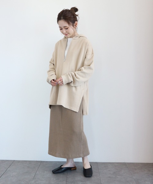 AMERICAN HOLIC(アメリカンホリック)の「リブタイトスカート *●(スカート・レディース・チャコールグレー/モカ/ライトベージュ・LARGE/MEDIUM)」の11枚目の写真
