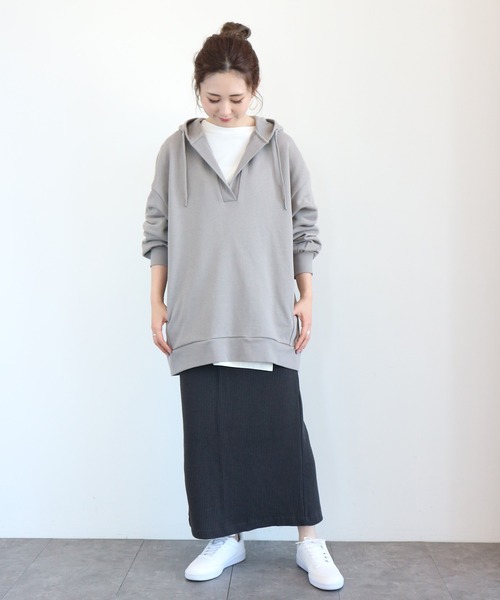 AMERICAN HOLIC(アメリカンホリック)の「リブタイトスカート *●(スカート・レディース・チャコールグレー/モカ/ライトベージュ・LARGE/MEDIUM)」の17枚目の写真