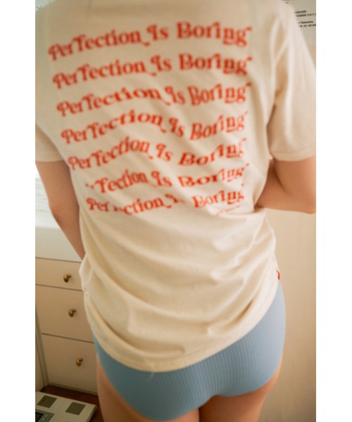 STOCK（ストック）の「I LOVE YOU MORE TEE（Tシャツ/カットソー・レディース・キナリ・S/XL）」の7枚目の写真