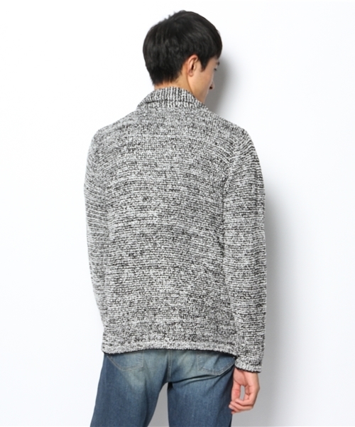 VENCEEXCHANGE(ヴァンスエクスチェンジ)の「ボアモールショールCD(カーディガン/ボレロ・メンズ・ロイヤルブルー/シルバー/ブラック・LARGE/SMALL/MEDIUM)」の6枚目の写真