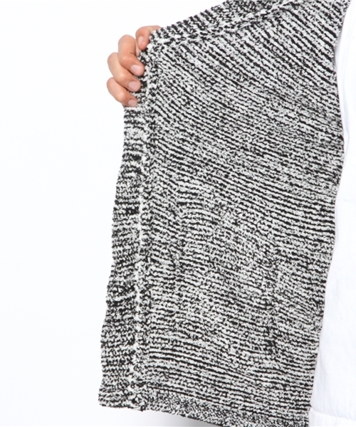 VENCEEXCHANGE(ヴァンスエクスチェンジ)の「ボアモールショールCD(カーディガン/ボレロ・メンズ・ロイヤルブルー/シルバー/ブラック・LARGE/SMALL/MEDIUM)」の11枚目の写真