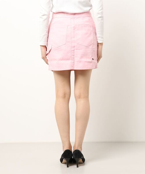 Afends(アフェンズ)の「SKIRT/AFENDS アフェンズタイトシルエットミニスカート(スカート・レディース・ピンク/ダークカーキ/ブラック・8/10)」の4枚目の写真