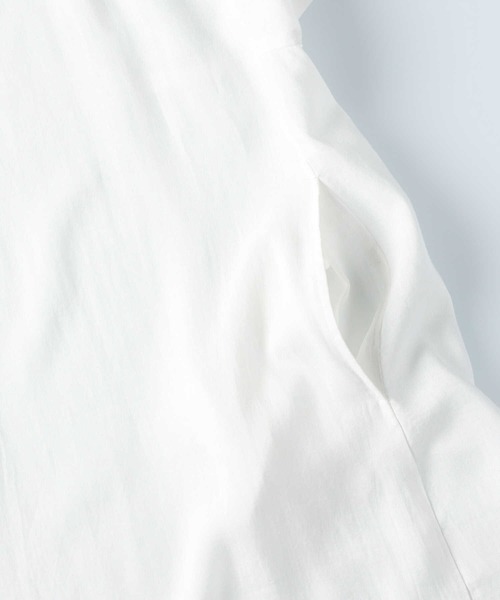 RAG MACHINE（ラグマシーン）の「【RAG MACHINE】スキッパーワンピース（シャツワンピース・レディース・グリーン/ベージュ/ホワイト・L/M）」の22枚目の写真