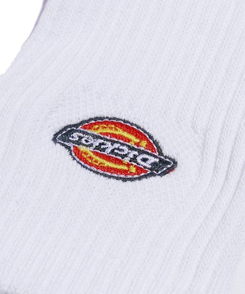 Dickies（ディッキーズ）の「Dickies/ディッキーズ DK 3P ロゴ刺繍底パイル 靴下 ソックス 3足セット 2026年春夏　再入荷（ソックス/靴下・メンズ・ホワイト/ブラック・25-27CM）」の3枚目の写真