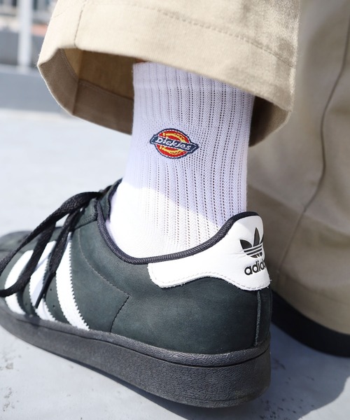 Dickies（ディッキーズ）の「Dickies/ディッキーズ DK 3P ロゴ刺繍底パイル 靴下 ソックス 3足セット 2026年春夏　再入荷（ソックス/靴下・メンズ・ホワイト/ブラック・25-27CM）」の10枚目の写真