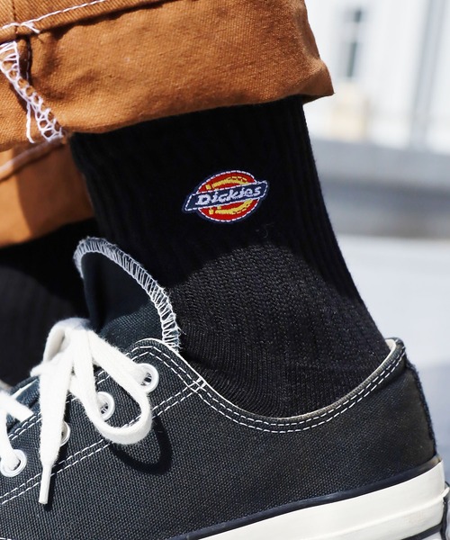 Dickies（ディッキーズ）の「Dickies/ディッキーズ DK 3P ロゴ刺繍底パイル 靴下 ソックス 3足セット 2026年春夏　再入荷（ソックス/靴下・メンズ・ホワイト/ブラック・25-27CM）」の11枚目の写真