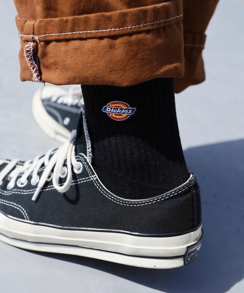 Dickies（ディッキーズ）の「Dickies/ディッキーズ DK 3P ロゴ刺繍底パイル 靴下 ソックス 3足セット 2026年春夏　再入荷（ソックス/靴下・メンズ・ホワイト/ブラック・25-27CM）」の15枚目の写真