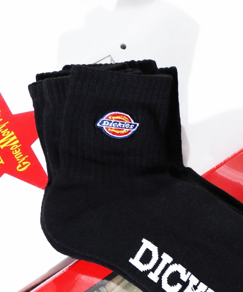 Dickies（ディッキーズ）の「Dickies/ディッキーズ DK 3P ロゴ刺繍底パイル 靴下 ソックス 3足セット 2026年春夏　再入荷（ソックス/靴下・メンズ・ホワイト/ブラック・25-27CM）」の13枚目の写真