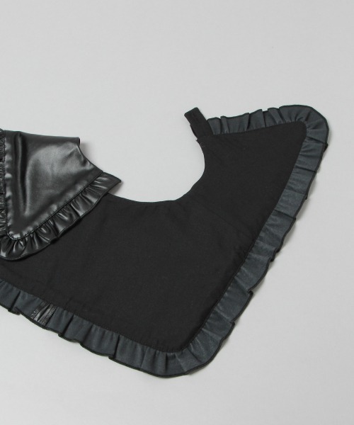 HARE(ハレ)の「シンセティックレザーツケエリ(HARE)(付け襟・レディース・ブラック/ブラック系その他・FREE)」の9枚目の写真