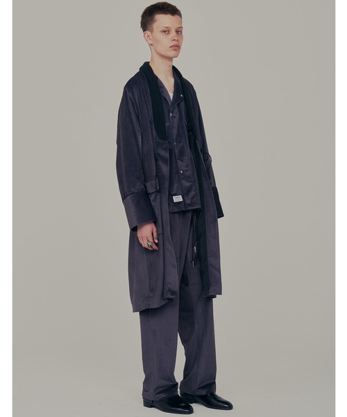 elephant TRIBAL fabrics(エレファントトライバルファブリックス)の「elephant TRIBAL fabrics Sleeping Easy Pants(スラックス・メンズ・ネイビー/チェック・SMALL/MEDIUM)」の2枚目の写真