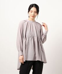 earth music&ecology | バックリボンギャザーチュニック(Tシャツ/カットソー)
