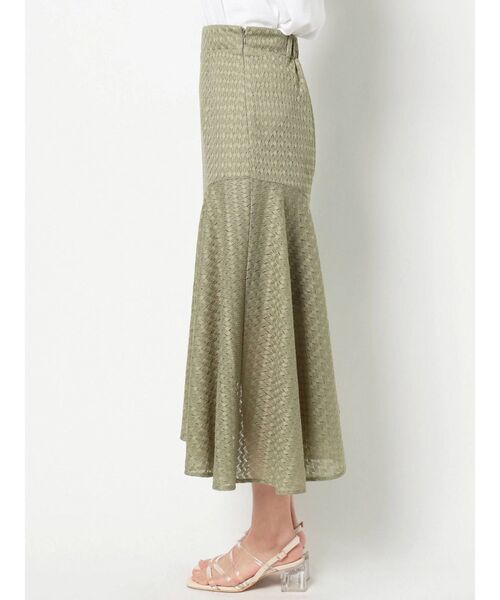 dazzlin（ダズリン）の「スロープラインレーススカート（スカート・レディース・ブラック/グレー/オフホワイト/グリーン・FREE）」の20枚目の写真