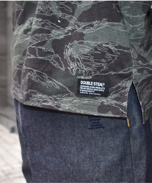 DOUBLE STEAL（ダブルスティール）の「Camo Outline Logo Tシャツ（Tシャツ/カットソー・メンズ・カモフラージュ・MEDIUM/LARGE/X-LARGE）」の6枚目の写真