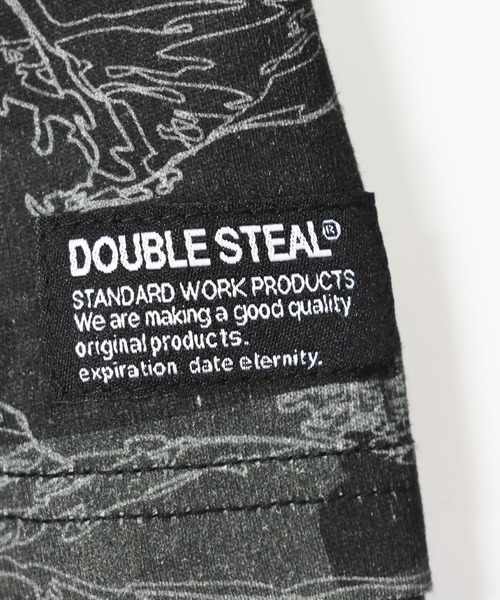 DOUBLE STEAL（ダブルスティール）の「Camo Outline Logo Tシャツ（Tシャツ/カットソー・メンズ・カモフラージュ・MEDIUM/LARGE/X-LARGE）」の7枚目の写真