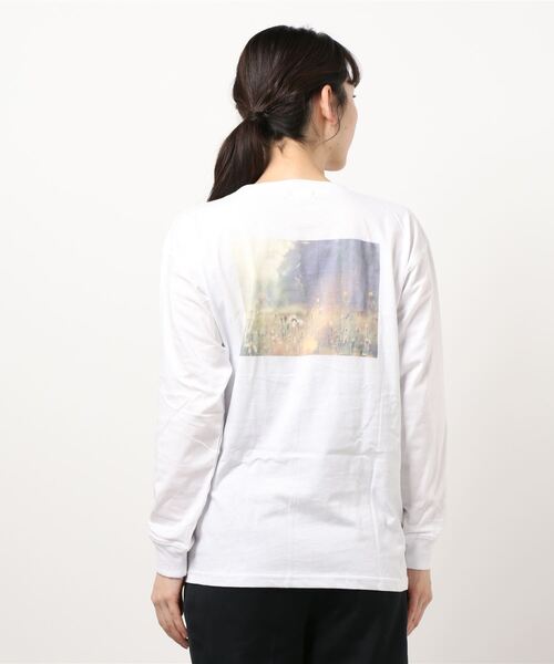 ehka sopo（エヘカソポ）の「フォトプリントロンT（Tシャツ/カットソー・レディース・ミント/ベージュ/オフホワイト・ﾌﾘ-）」の6枚目の写真