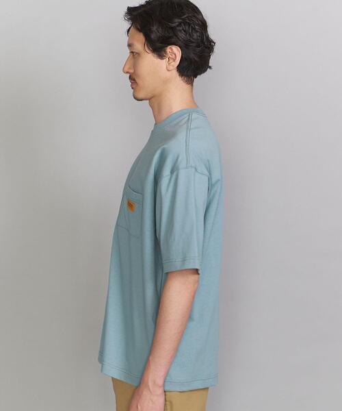 UNIVERSAL OVERALL（ユニバーサルオーバーオール）の「【別注】 ＜UNIVERSAL OVERALL(ユニバーサルオーバーオール）＞ 1POC SS/Tシャツ（Tシャツ/カットソー・メンズ・ホワイト/ライトブルー/ベージュ/ネイビー/オリーブ・SMALL/MEDIUM/LARGE/X-LARGE）」の15枚目の写真