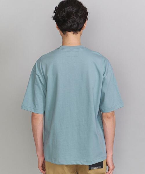 UNIVERSAL OVERALL（ユニバーサルオーバーオール）の「【別注】 ＜UNIVERSAL OVERALL(ユニバーサルオーバーオール）＞ 1POC SS/Tシャツ（Tシャツ/カットソー・メンズ・ホワイト/ライトブルー/ベージュ/ネイビー/オリーブ・SMALL/MEDIUM/LARGE/X-LARGE）」の10枚目の写真