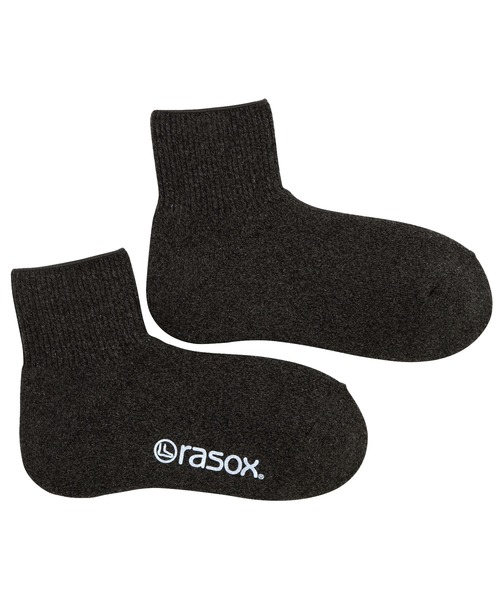 rasox（ラソックス）の「rasox（ラソックス）/ ソフトパイル・アンクル ソックス/靴下（ソックス/靴下・レディース・カーキ/ライトグレー/ベージュ/チャコールグレー/ダークネイビー/ナチュラル・SMALL/LARGE/MEDIUM）」の2枚目の写真