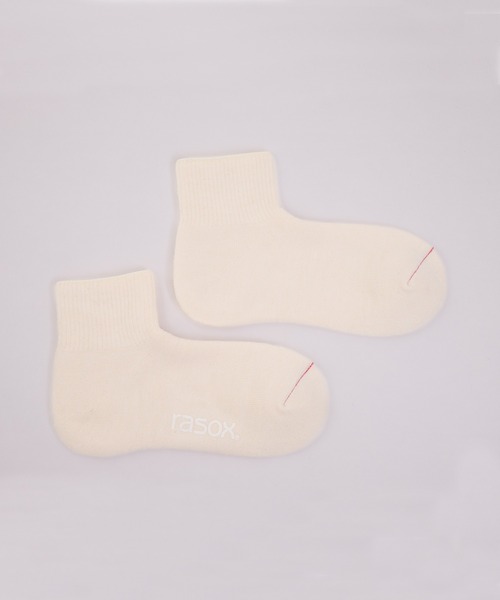 rasox（ラソックス）の「rasox（ラソックス）/ ソフトパイル・アンクル ソックス/靴下（ソックス/靴下・レディース・カーキ/ライトグレー/ベージュ/チャコールグレー/ダークネイビー/ナチュラル・SMALL/LARGE/MEDIUM）」の12枚目の写真