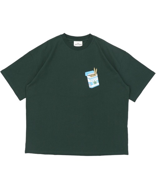 SPINNS（スピンズ）の「【ゆったりシルエット】SMOKEバックプリント半袖Tシャツ（Tシャツ/カットソー・メンズ・ホワイト/ブラック/ダークグリーン/ダークブルー/スミクロ・ONESIZE）」の20枚目の写真