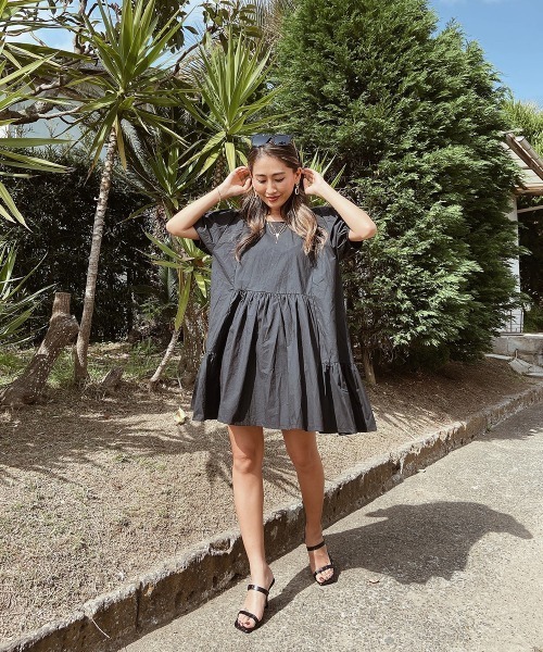 定番の冬ギフト バックリボンバルーンワンピース ワンピース Esutoreja エストレジャ のファッション 値段 別 Arenatheatre Net