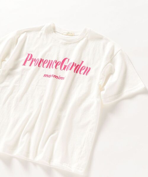 SHIPS any(シップス エニィ)の「【SHIPS any 別注】MONMIMI: プリント Tシャツ<KIDS>(Tシャツ/カットソー・キッズ・ホワイト/ダークグレー/ライトグリーン・110/120/130/140)」の2枚目の写真