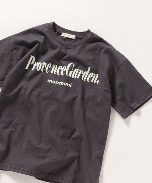 SHIPS any(シップス エニィ)の「【SHIPS any 別注】MONMIMI: プリント Tシャツ<KIDS>(Tシャツ/カットソー・キッズ・ホワイト/ダークグレー/ライトグリーン・110/120/130/140)」の3枚目の写真