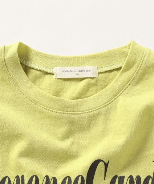 SHIPS any(シップス エニィ)の「【SHIPS any 別注】MONMIMI: プリント Tシャツ<KIDS>(Tシャツ/カットソー・キッズ・ホワイト/ダークグレー/ライトグリーン・110/120/130/140)」の5枚目の写真