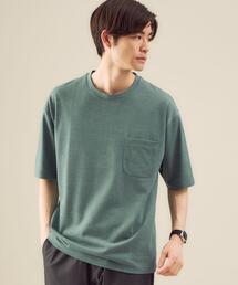 green label relaxing | 【さまになるTシャツ】< 機能 / 吸水速乾 > ドライ ウールミックス クルーネック Tシャツ #(Tシャツ/カットソー)