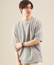 green label relaxing | 【さまになるTシャツ】＜ 機能 / 吸水速乾 ＞ ドライ ウールミックス クルーネック Tシャツ ＃(Tシャツ/カットソー)