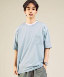 green label relaxing | 【さまになるTシャツ】＜ 機能 / 吸水速乾 ＞ ドライ ウールミックス クルーネック Tシャツ ＃(Tシャツ/カットソー)