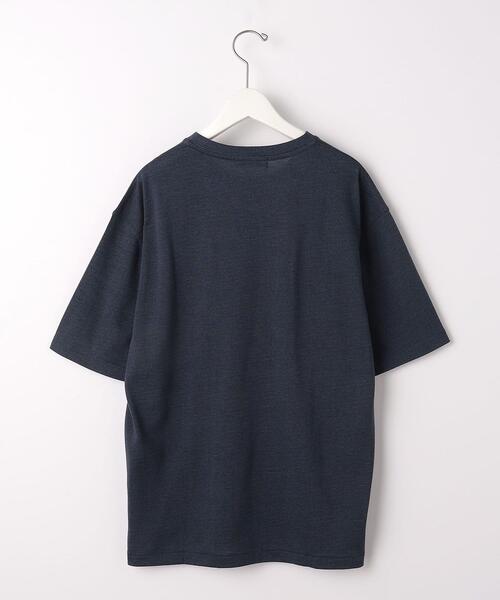 green label relaxing(グリーンレーベルリラクシング)の「【さまになるTシャツ】< 機能 / 吸水速乾 > ドライ ウールミックス クルーネック Tシャツ #(Tシャツ/カットソー・メンズ・ケリー/ネイビー/オフホワイト/ライトグレー/ブラック/ライトブルー/ダークブラウン・LARGE/MEDIUM/SMALL/X-LARGE/X-SMALL/XX-LARGE)」の14枚目の写真