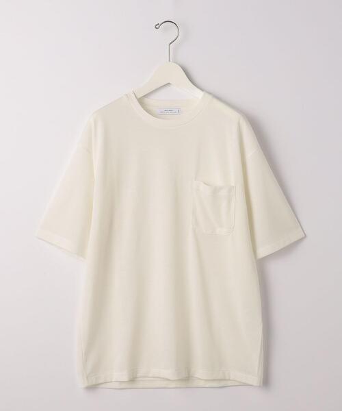 green label relaxing(グリーンレーベルリラクシング)の「【さまになるTシャツ】< 機能 / 吸水速乾 > ドライ ウールミックス クルーネック Tシャツ #(Tシャツ/カットソー・メンズ・ケリー/ネイビー/オフホワイト/ライトグレー/ブラック/ライトブルー/ダークブラウン・LARGE/MEDIUM/SMALL/X-LARGE/X-SMALL/XX-LARGE)」の20枚目の写真