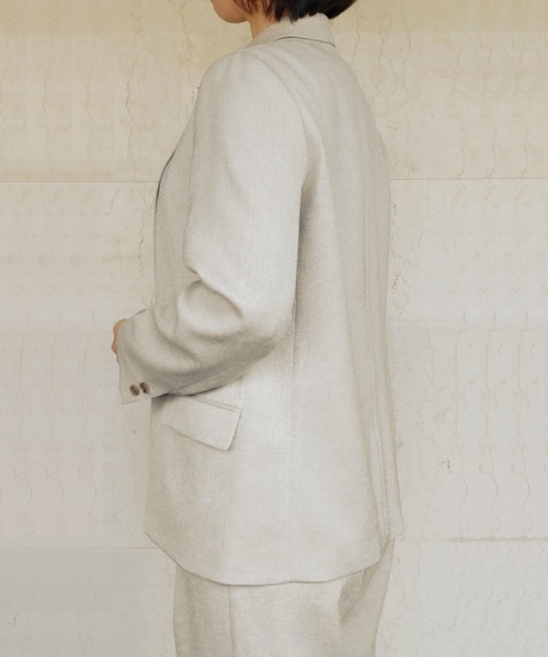 スーツセレクト ダブルブレストジャケット SUIT SELECT セットアップ 「CLASSICO TAPERED」春夏・6釦2掛け