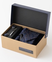 Tootal（トゥータル）の「老舗英国ブランド シルク100% メンズ スーツ ギフト箱4点セット（ネクタイ）」