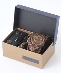 Tootal（トゥータル）の「老舗英国ブランド シルク100% メンズ スーツ ギフト箱4点セット（ネクタイ）」