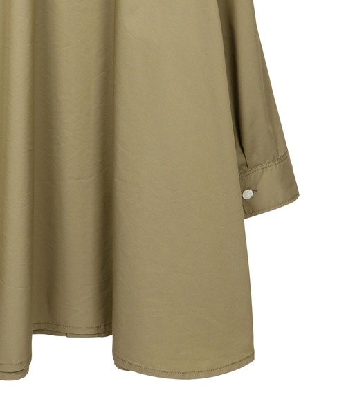 ZUCCa（ズッカ）の「C/Pタイプライター/スカート（スカート・レディース・ベージュ/ネイビー・M size）」の3枚目の写真