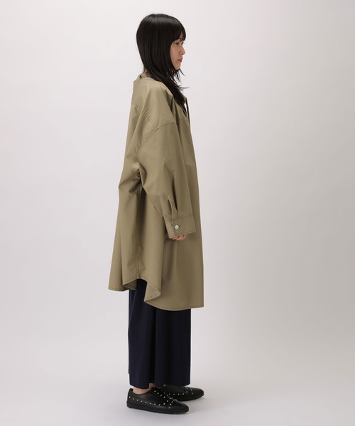 ZUCCa（ズッカ）の「C/Pタイプライター/スカート（スカート・レディース・ベージュ/ネイビー・M size）」の4枚目の写真