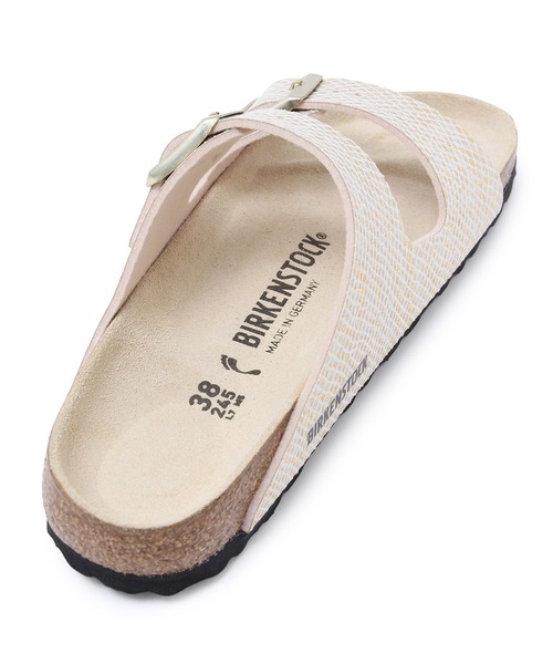 BIRKENSTOCK（ビルケンシュトック）の「【BIRKENSTOCK】メタリックパイソンアリゾナサンダル（サンダル・レディース・キナリ/ブラック・39/38/37/36）」の8枚目の写真