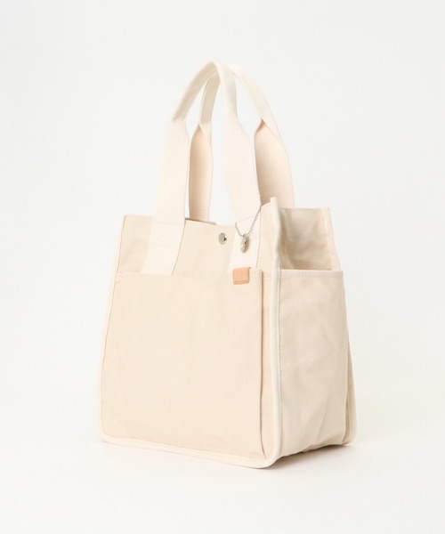 帆布サイドBIGポケットトートバッグ（トートバッグ）｜ikka