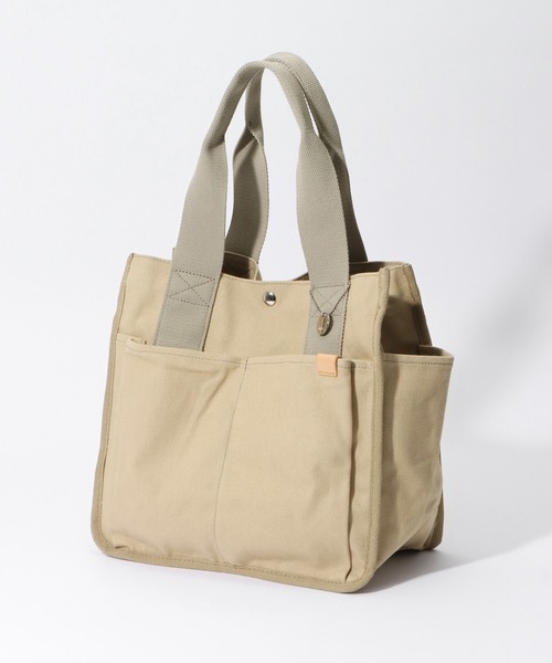 ikka（イッカ）の「帆布サイドBIGポケットトートバッグ（トートバッグ・レディース・ブラック/ベージュ/オフホワイト/オリーブ・FREE）」の22枚目の写真