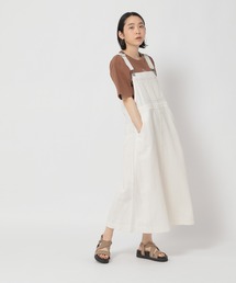 studio CLIP | 綿麻ナチュラルジャンパースカート(ジャンパースカート)