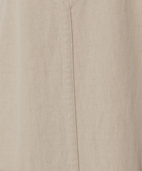 studio CLIP（スタディオクリップ）の「綿麻ナチュラルジャンパースカート（ジャンパースカート・レディース・オフホワイト/アイボリー/ブラック・MEDIUM/LARGE）」の8枚目の写真