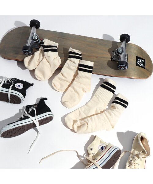 BREEZE by saori（ブリーズバイサオリ）の「WEB限定 靴下【BREEZE by saori】（ソックス/靴下・キッズ・ライム/ブラック/オレンジ・18/21）」の9枚目の写真