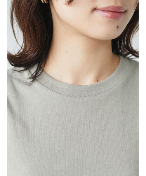 Sugar spoon（シュガースプーン）の「・SUGAR SPOON フリルノースリＴシャツ＊（Tシャツ/カットソー・レディース・チャコールグレー/ブラック/ブラウン/オフホワイト/カーキ/オレンジ・FREE）」の18枚目の写真