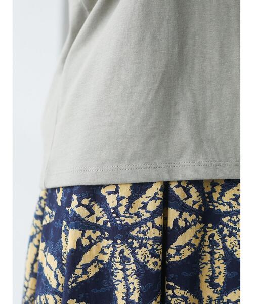 Sugar spoon（シュガースプーン）の「・SUGAR SPOON フリルノースリＴシャツ＊（Tシャツ/カットソー・レディース・チャコールグレー/ブラック/ブラウン/オフホワイト/カーキ/オレンジ・FREE）」の20枚目の写真