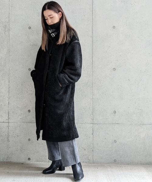 Per sist ence（パーシエンス）の「Per sist ence/パーシエンス　ボアパイピングコート（その他アウター・レディース・ブラック/ベージュ/アイボリー/モカ・FREE）」の17枚目の写真